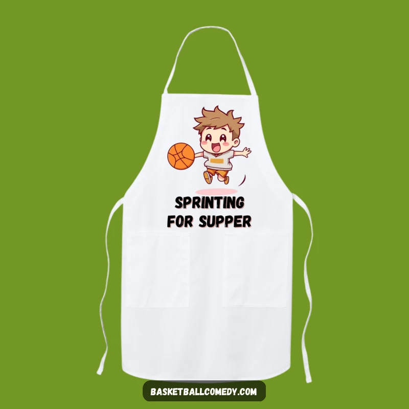 Funny Basketball Chaser Apron - Kitchen Fun & Energetic Wear, Gift