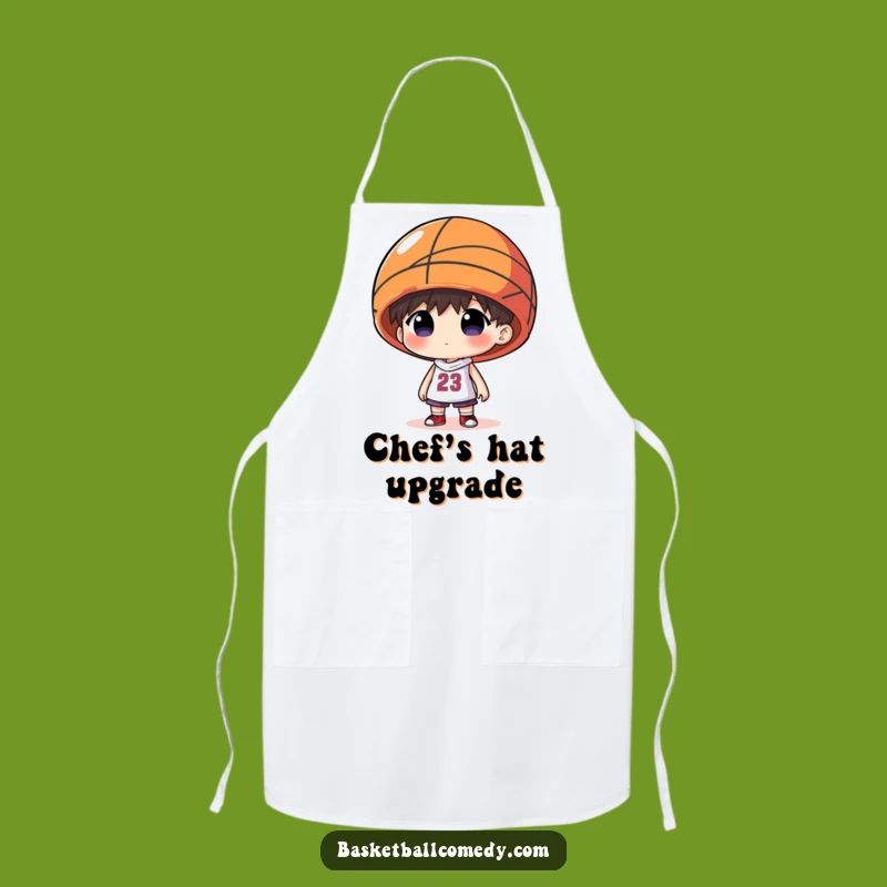 Funny Basketball Hat Apron - Kitchen Fun for Baller Chefs