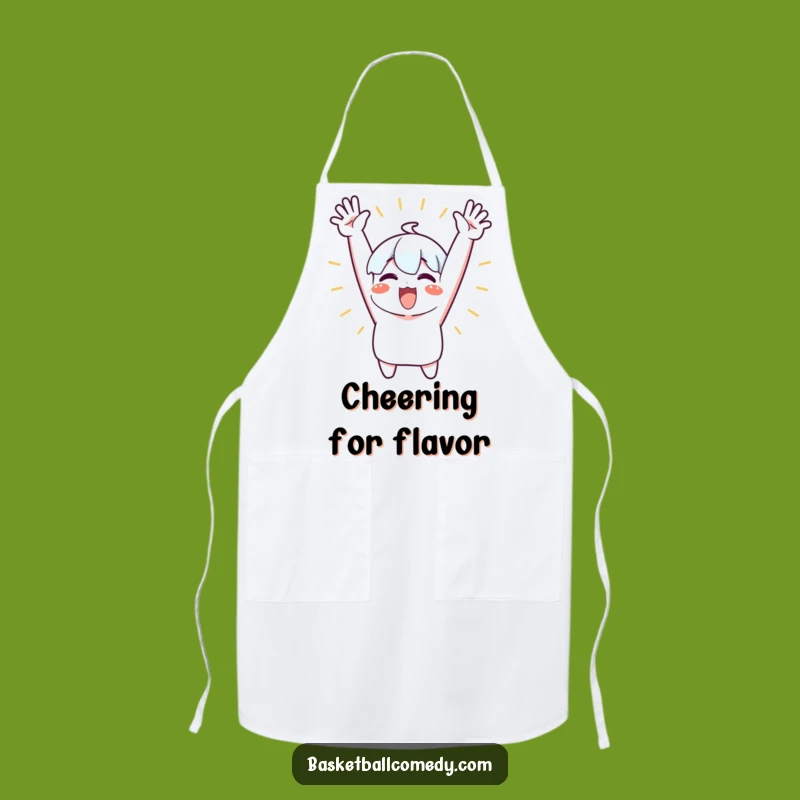 Funny Cheering Character Apron: Cook with Enthusiasm, a Kitchen Funny Gift