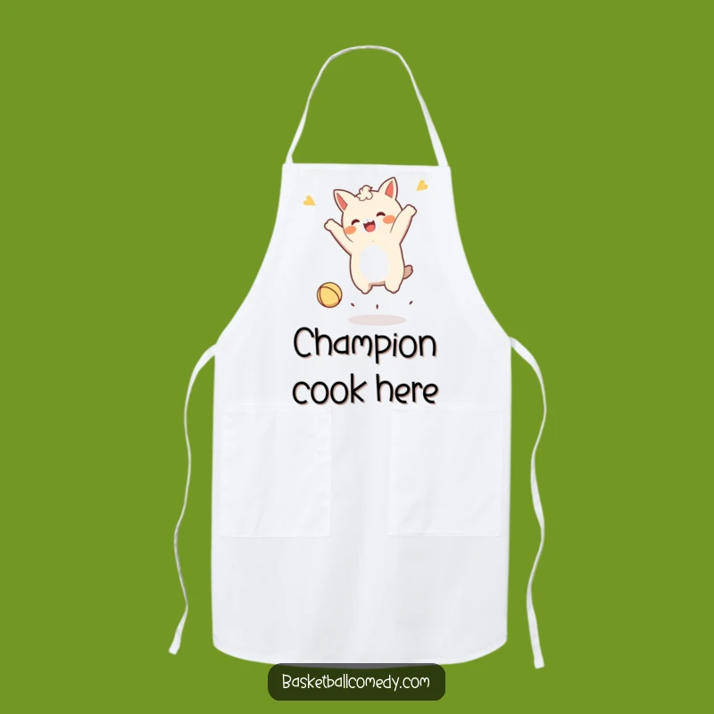 Funny Kawaii Character MVP Apron - Kitchen & Humorous Gift!