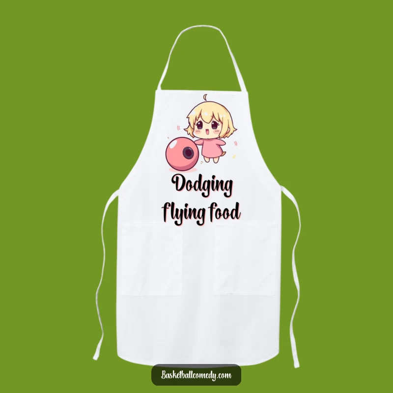 Funny Surprise Chef's Apron - Comical Kitchen Mishap Wear