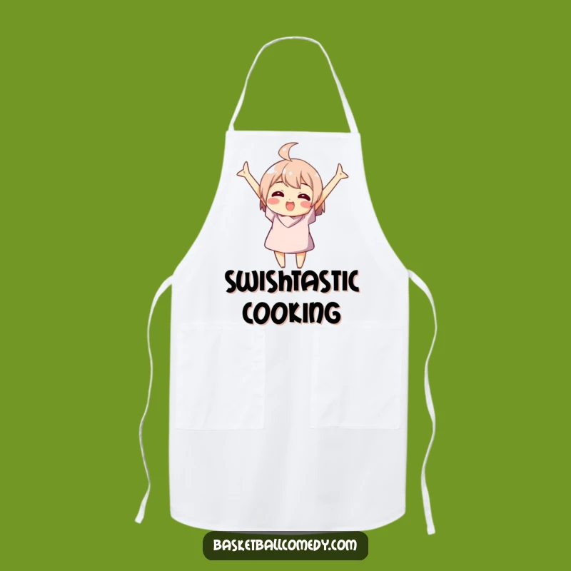 Funny Basketball Swish Apron - Victory Kitchen Wear for Baller Chefs