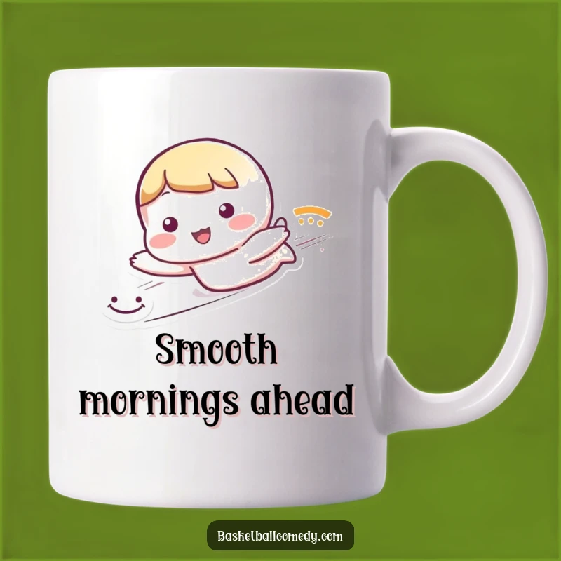 Funny Sliding Character Mug: Leave a Smile, a Perfect Funny Gift