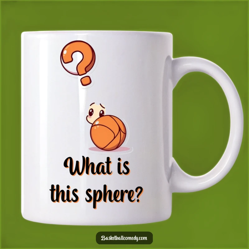 Funny Confused Basketball Player Mug - Hilarious Gift for Sports Fans and Jokers