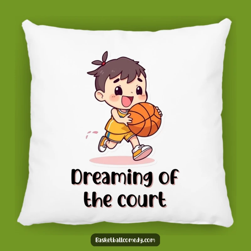 Comfy Funny Dribbling Character Pillow: Snuggle Up with this Funny Gift