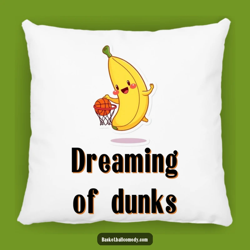 Funny Banana Dunk Pillow - Comfy & Cheerful Accent