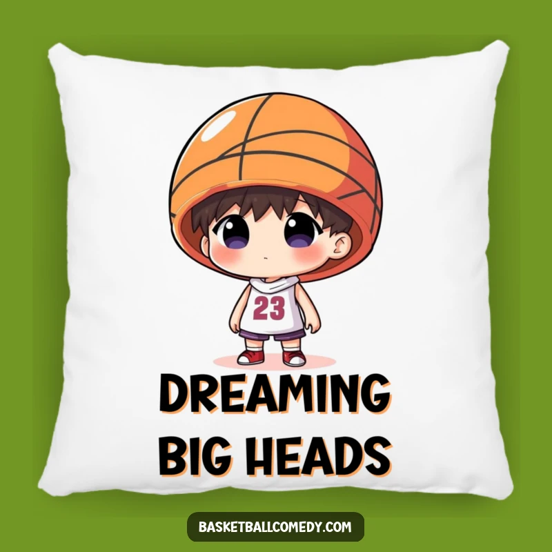 Funny Basketball Hat Pillow - Comfy & Quirky Accent for Fans