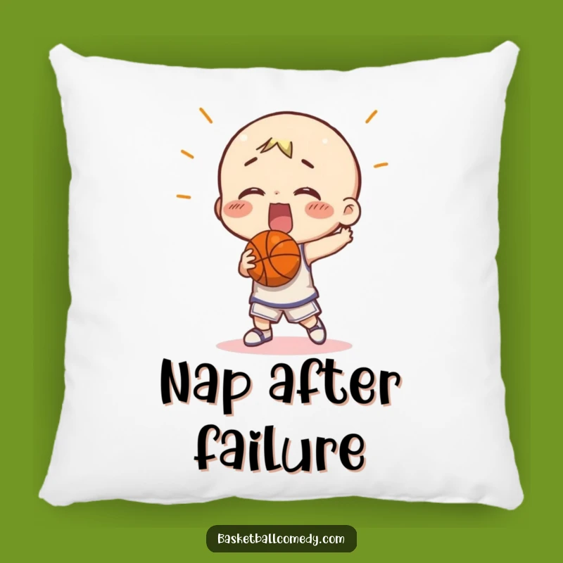 Funny Basketball Miss Pillow: Cozy Hilarious Failed Shot Cushion