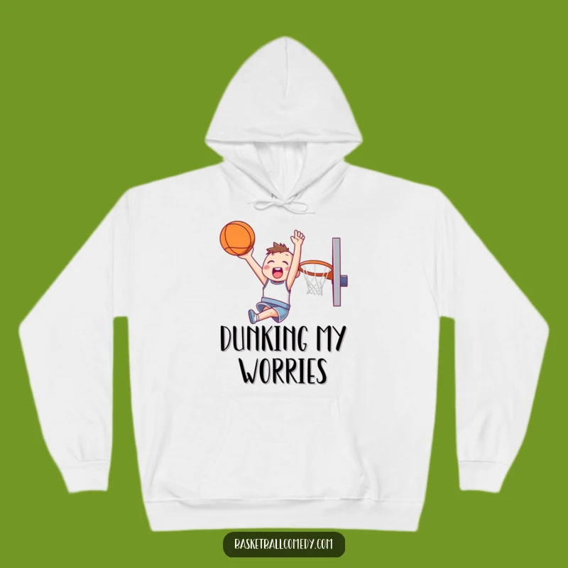 Cozy Funny Slam Dunk Character Hoodie: Stay Warm with this Funny Gift