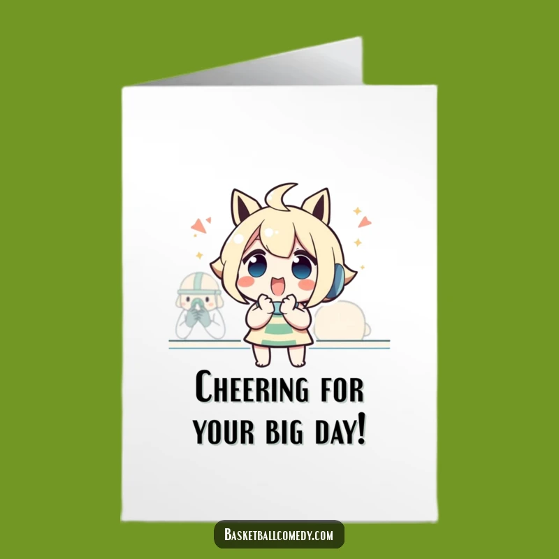 Free Printable Birthday Card: Cheering Fan, Funny Downloadable Gift for Game Lovers!