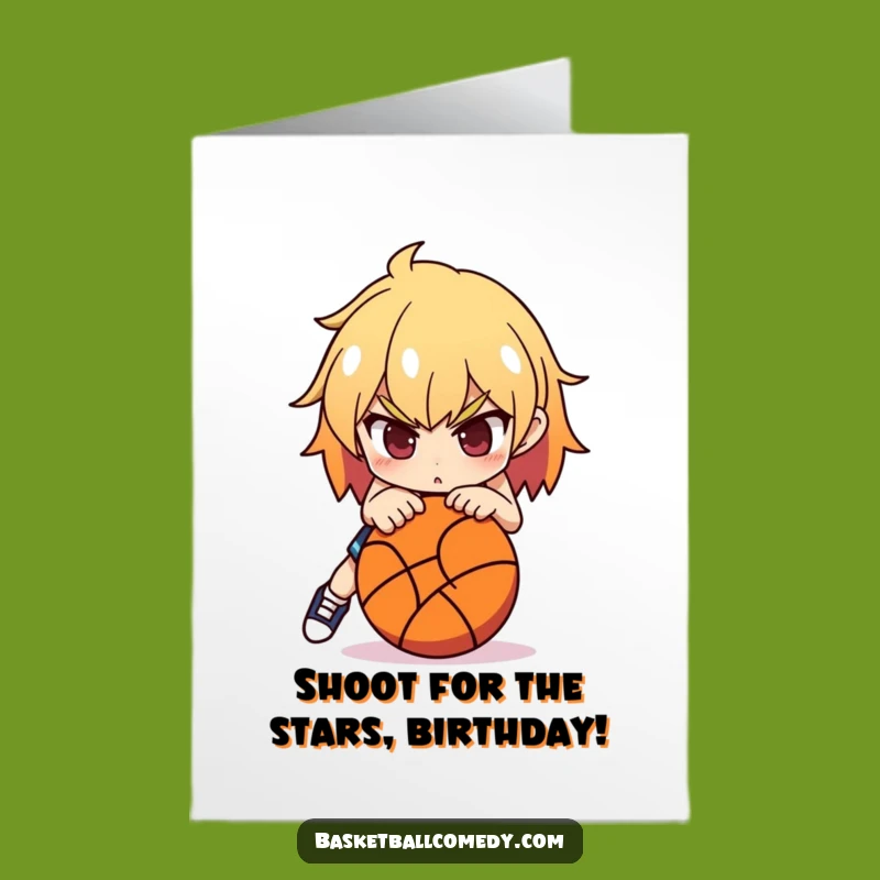 Free Printable Birthday Card: Basketball Star, Funny Downloadable Gift
