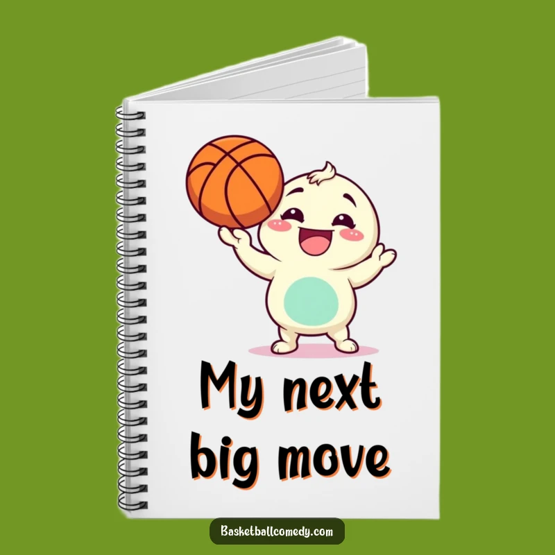 Funny Basketball Character Notebook: Jot Down Laughs & Ideas