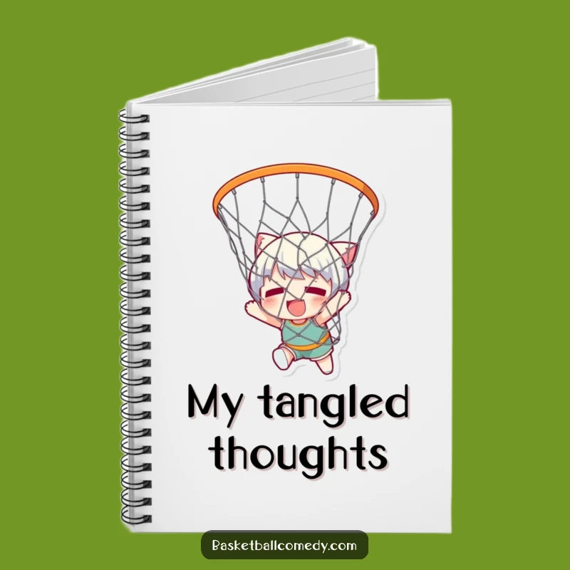 Funny Basketball Net Journal - Jot Down Your Tangles