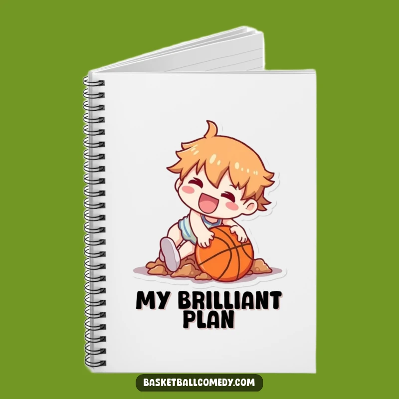 Funny Kawaii Character Tripping Notebook - Fun Journal Gift!