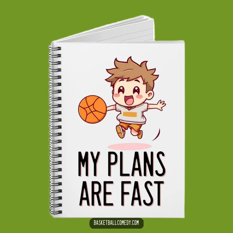 Funny Basketball Chaser Notebook - Energetic Journal for Ideas, Perfect Gift