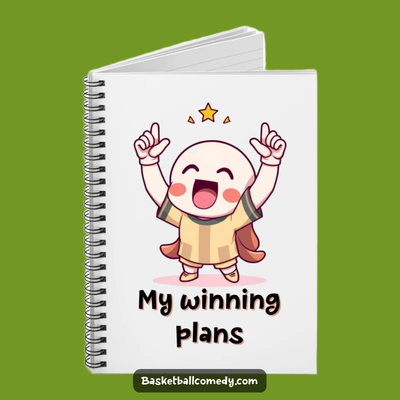 Funny Notebook: Triumphant Character, Perfect Funny Gift for Goal Getters