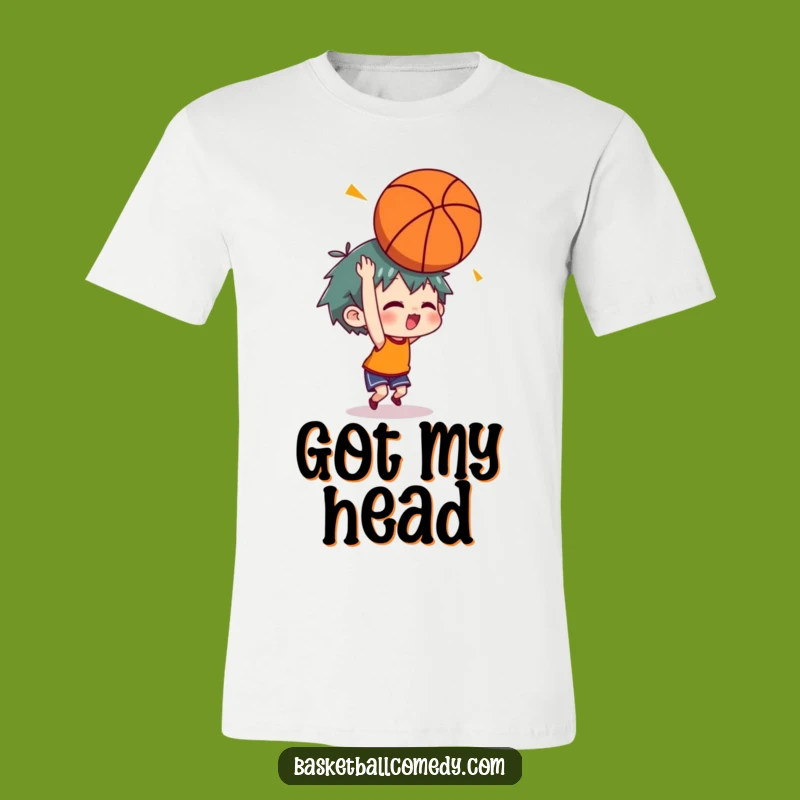 Funny Headshot Basketball T-Shirt: Hilarious Gift for Sports Goofballs
