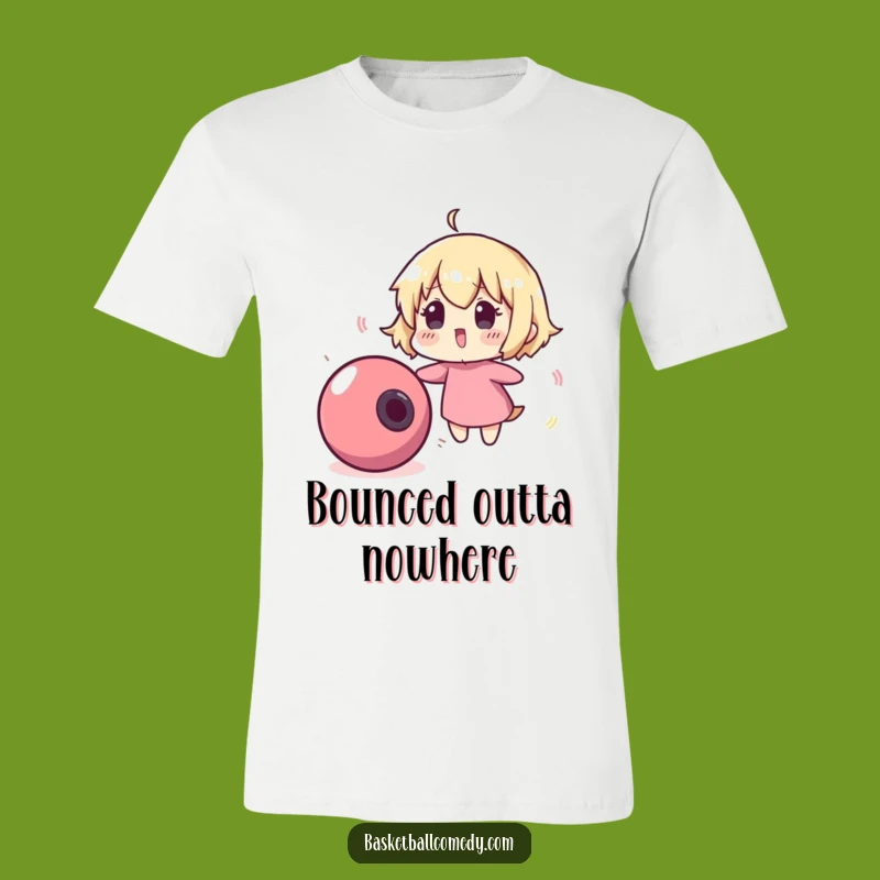 Funny Surprise Basketball T-Shirt - Comical Character Tee