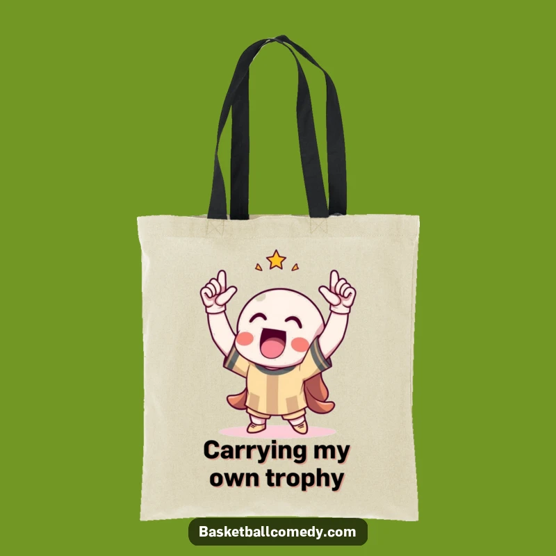 Funny Tote Bag: Triumphant Character, Ideal Funny Gift for Everyday Victories