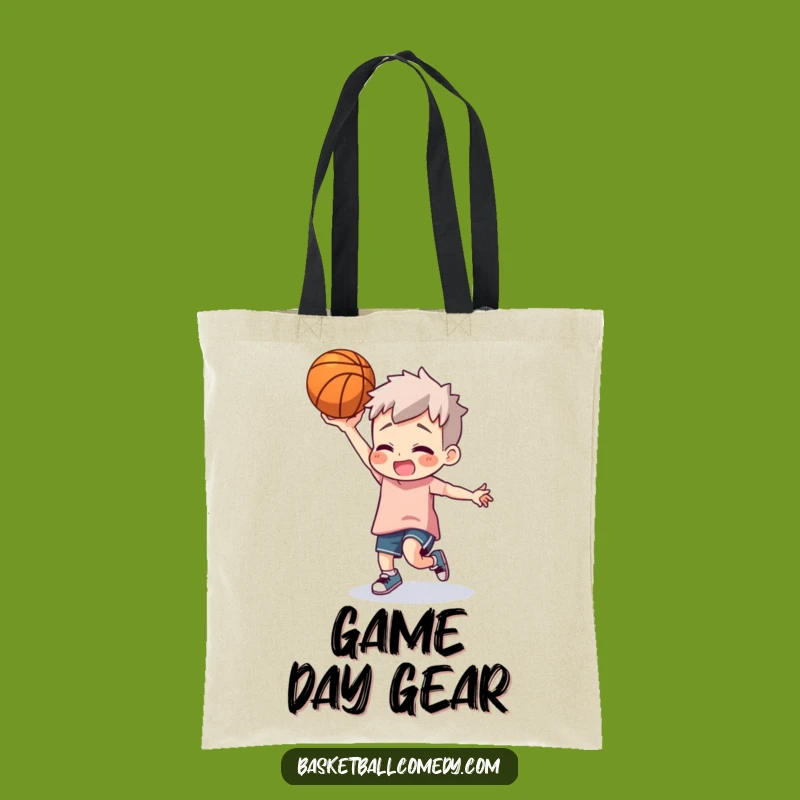 Funny Basketball Dancer Tote Bag - Carry Your Court Swagger